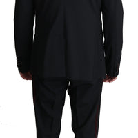 Black Slim Fit 3 Piece MARTINI Suit