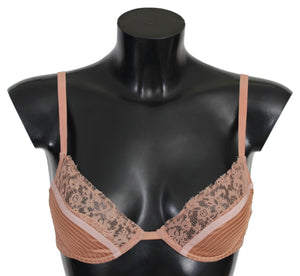 Nude Lace Push Up Silk Underwear