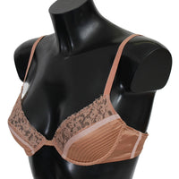 Nude Lace Push Up Silk Underwear