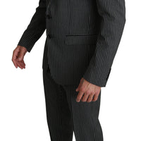 Black White Stripes 2 Piece MARTINI Suit