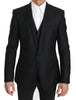 Black Two Piece Vest Jacket Blazer