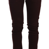 Maroon Cotton Casual Training  Pants