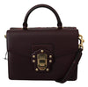 Bordeaux Snakeskin Leather Shoulder LUCIA Purse