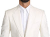 White Formal Wool Jacket SICILIA  Blazer