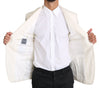 White Formal Wool Jacket SICILIA  Blazer