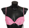 Pink Cotton Stretch Push Up Bra Underwear