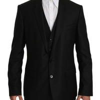 Black Two Piece Vest MARTINI  Blazer Jacket