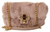 Pink Fur LUCIA Hand Shoulder Messenger Purse