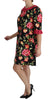 Floral Roses Cotton Stretch Shift Dress