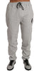 Gray Cotton Sweater Pants Tracksuit