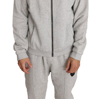 Gray Cotton Sweater Pants Tracksuit