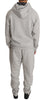 Gray Cotton Sweater Pants Tracksuit