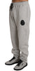 Gray Cotton Sweater Pants Tracksuit