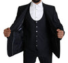 Black Smoking 3 Piece MARTINI Suit