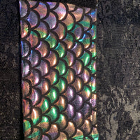 Mermaid Scales in Shimmering Colors Cuff Bracelet