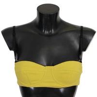 Yellow Bra Reggiseno Cotton Stretch Underwear