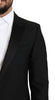 Black Slim Smoking 2 Piece MARTINI Suit