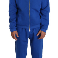 Blue Cotton Sweater Pants Tracksuit