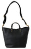 Black Leather Love BEATRICE Shoulder Tote HandBag