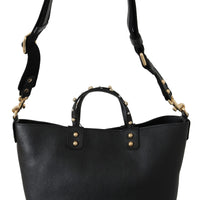 Black Leather Love BEATRICE Shoulder Tote HandBag