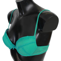 Green Push Up Bra 100% Cotton Underwear