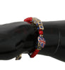 Blue and Red Beaded DG LOVES LONDON Flag Branded Bracelet