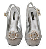 Silver Gold Shiny Crystal Sandals Shoes