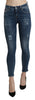 Blue Skinny Trouser Cotton Stretch Jeans