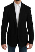 Black Formal Jacket Slim Fit Blazer