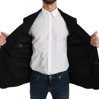 Black Formal Jacket Slim Fit Blazer