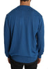 Blue 100% Cashmere DG Logo Pullover