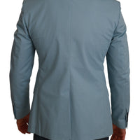 Blue Slim Fit Coat Jacket MARTINI Blazer