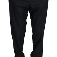 Wool Black Formal Dress Trouser Men Pants