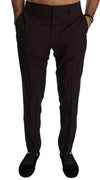 Brown Dress Formal Trouser Mens Wool Pants