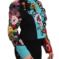 Coat Crystal Floral Baroque Sicily  Jacket