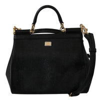 Black Fashion Sinner Patch Shoulder Borse Sicily Purse Bag