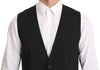 Gray Gilet STAFF Regular Fit Formal Vest