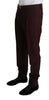 Maroon Brocade 3 Piece Wool MARTINI Suit