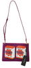 Purple Bellezza Shoulder Sling Purse CLEO Leather Bag