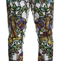 Multicolor Napolean Print Track Trouser Pants