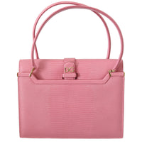 Pink Iguana Leather Tote Women Borse Purse Ingrid Bag