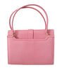 Pink Iguana Leather Tote Women Borse Purse Ingrid Bag