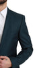 Blue Wool Slim Fit 2 Piece GOLD Suit