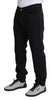 STAFF Black Cotton Straight Denim Trouser Jeans