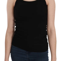 Black Sleeveless Spaghetti Strap Blouse