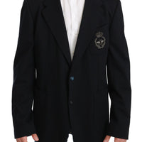 Blue Crown Bee Slim Fit Coat Blazer