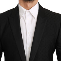 Black Slim Fit Coat Jacket MARTINI Blazer