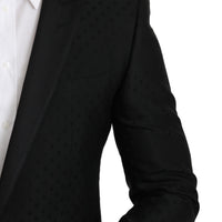 Black Slim Fit Coat Jacket MARTINI Blazer