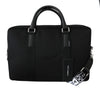 Black Briefcase Messenger Crossbody Shoulder Laptop Bag