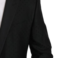 Black Slim Fit Coat Jacket MARTINI Blazer